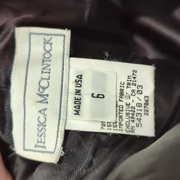 Jessica McClintock Velvet Strapless Black and Gold Sequin Dress - Picture 6 of 7